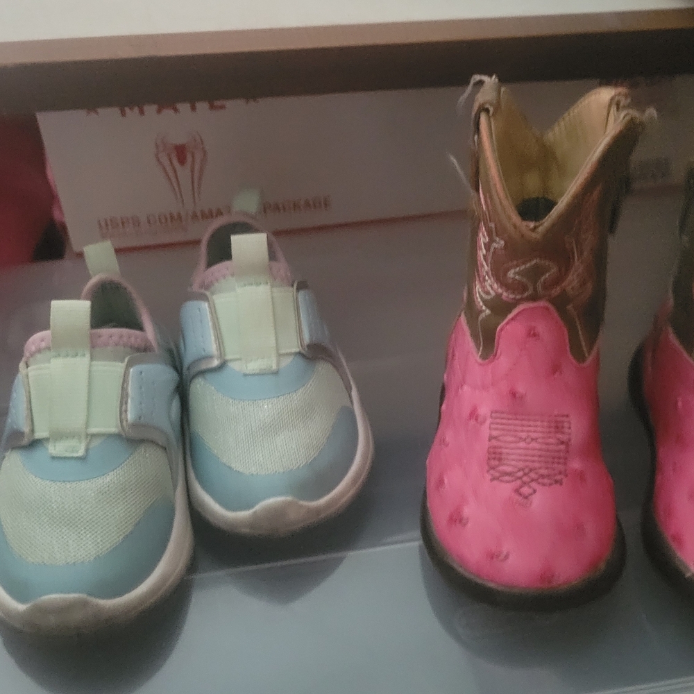 Roper boots and tennis shoes lot